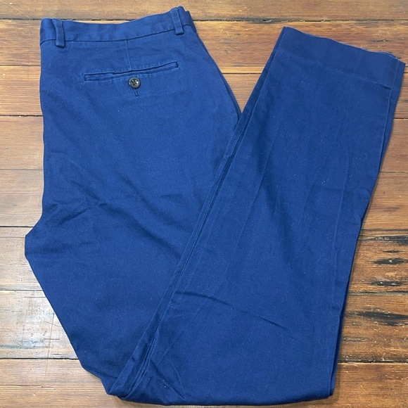 J. Crew Men's slim cut navy Pants - Picture 2 of 7